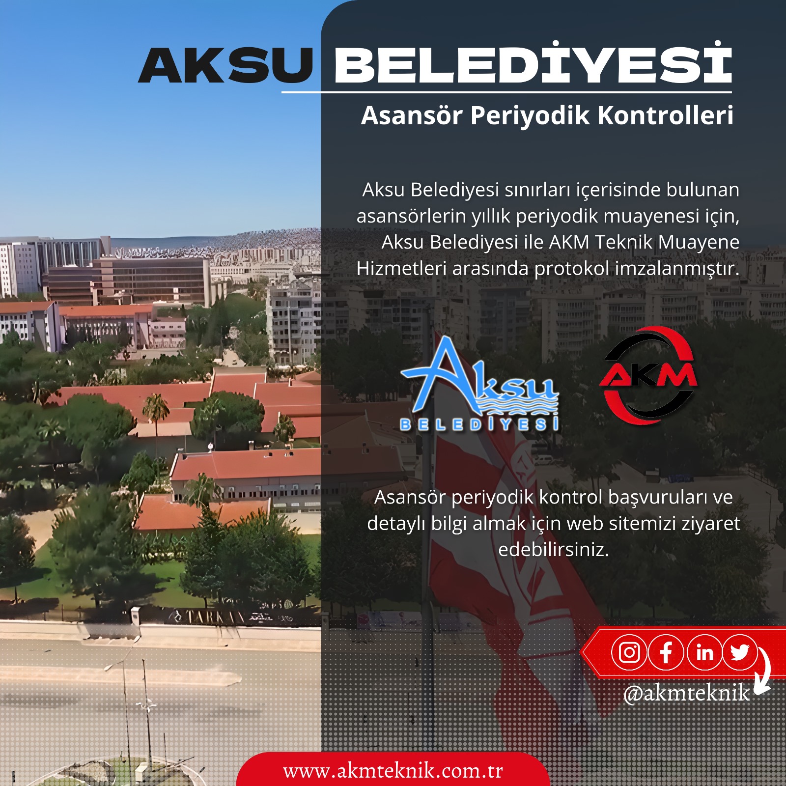 Aksu Belediyesi Asansör Periyodik Kontrolü Protokolü