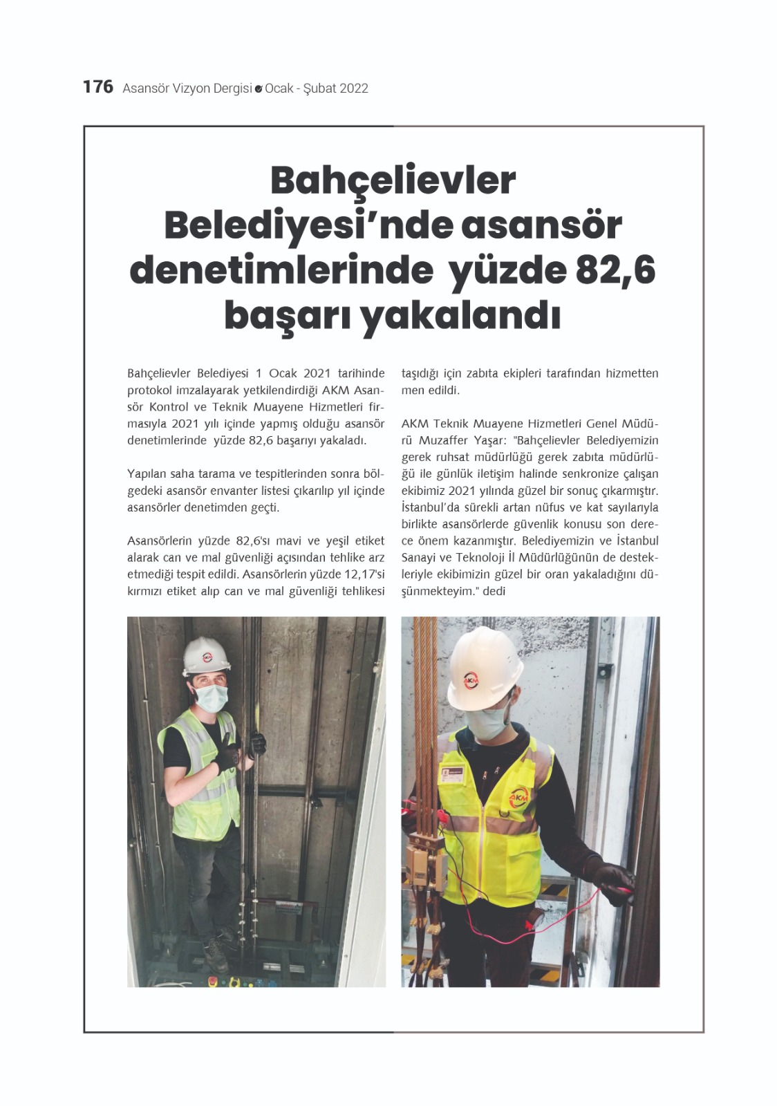 Bahçelievler'de Asansörler Kontrol Altında