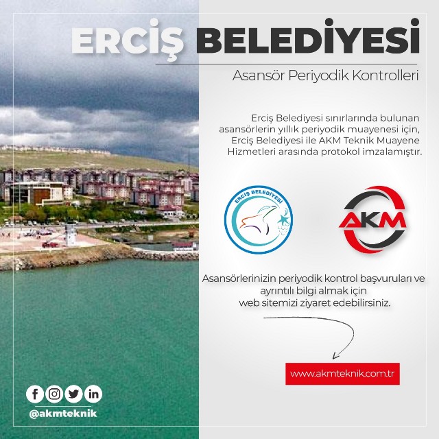 Erciş Belediyesi Asansör Periyodik Kontrolü Protokolü